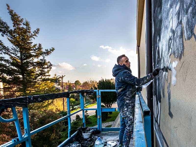 Murale powstałe w ramach projektu Lubelski Szlak Bitwy Warszawskiej